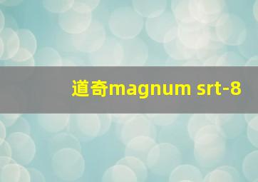 道奇magnum srt-8